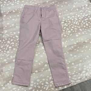 GAP Mauve Girlfriend Khaki Pants